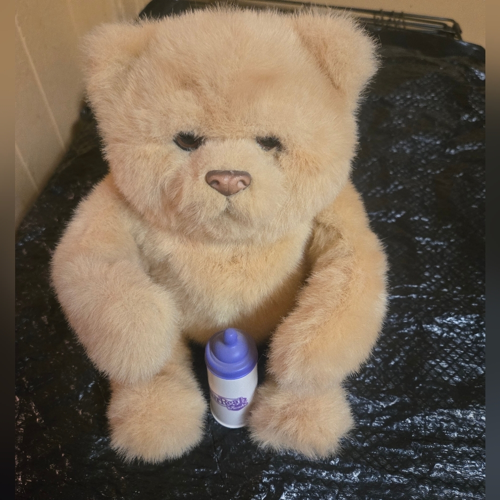 FurReal Friends 2010 Luv Cubs Honey Bear 12” Peek A Boo Interactive Bear WORKING